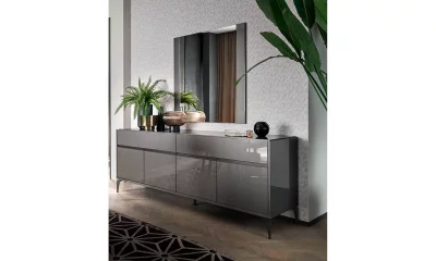 Буфет 4-х дверный Alf Group Graphite KJGP610