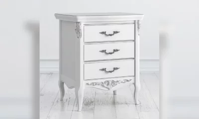 Тумба Kreind Silvery Rome Прикроватная 3 Ящика S117-K00-S S117-K00-S