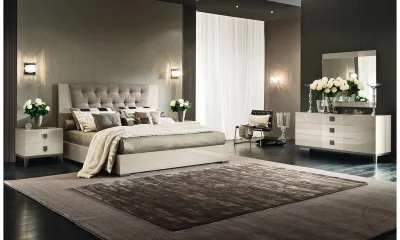 Комплект мебели в спальню Alf Group Mont Blanc (Кровать 180x200, комод, 2 тумбы) PJMB0145 + KJMB125KT