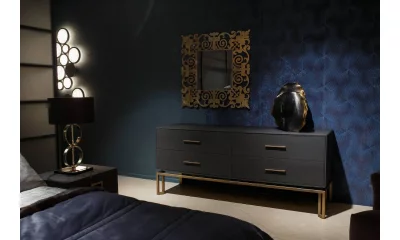 Комод TOSCONOVA ORO CON BASE IN METALLO ORONCO