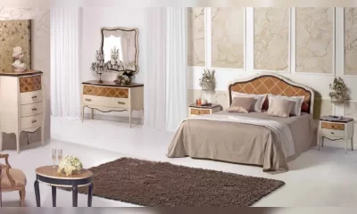 Спальня Am Classic Juliette (кровать, тумба прикроватная 2 штуки. комод низкий) 92082