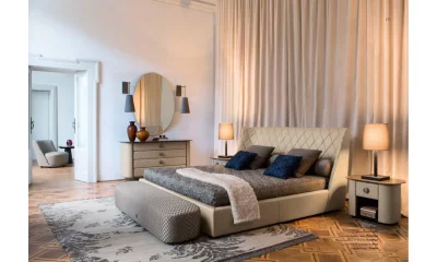 Комплект мебели в спальню Alberta Salotti (Кровать 160x200, комод, 2 тумбы 1GRLLA160B + 03PEBC3