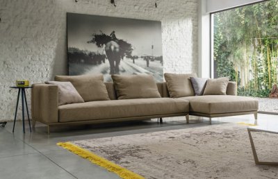 Диван угловой Bowie Alberta Salotti 01BOWC6