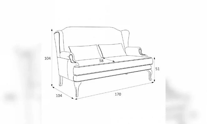 Софа Kreind Френсис M14-Bn-B12 M14-BN-B12
