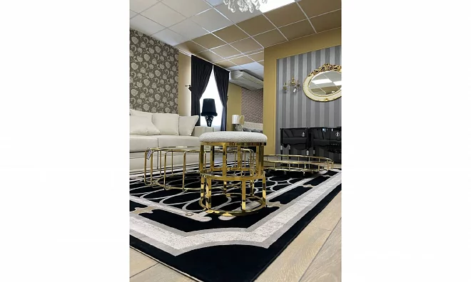 Комплект из 2-х журнальных столов и пуфа  BALHOME  HATILLA 428041