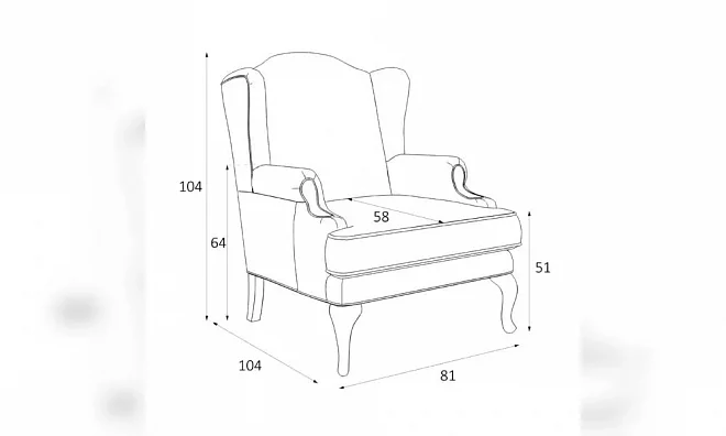 Кресло Kreind Френсис M12-Bg-B15 M12-BG-B15