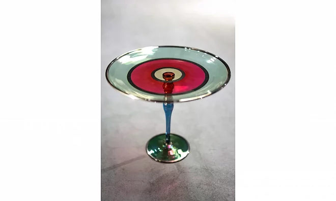 Тарелка на подставке VETRERIE DI EMPOLI Olimpia OL-2905/1