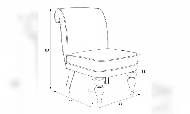 Кресло Kreind Лира M16-W-B16 M16-W-B16