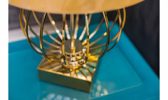 Garda Decor Лампа Настольная Золотистый Плафон D40, В70 22-86949