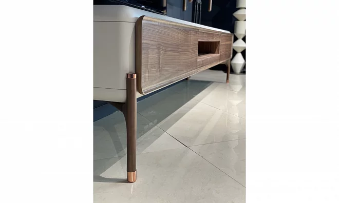 Тумба ТВ (SET)+ 2 навесные полки Homage Diamond 434235