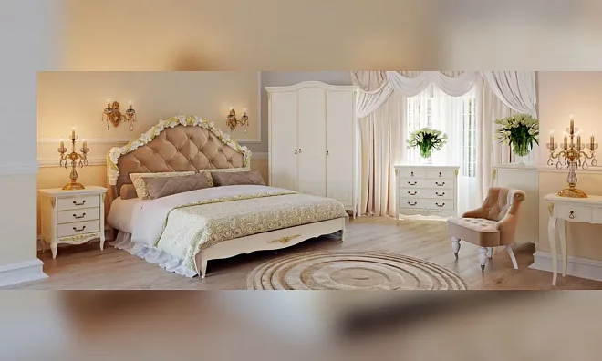 Кровать В Спальню Kreind Romantic R418-K02-AG-B01
