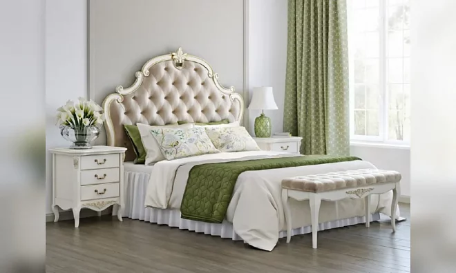 Кровать В Спальню Kreind Romantic Gold R536-K02-G-B01
